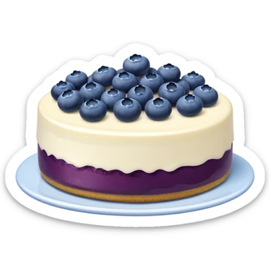 Blueberry cheesecake  sticker