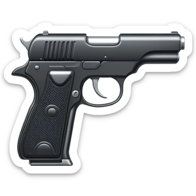 Gun sticker