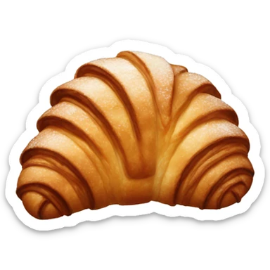 chocolate croissant sticker