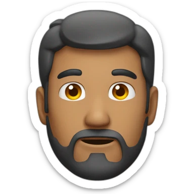 a man in whom magma flows sticker