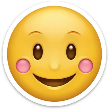 Round face emoji sticker  😁- radiant smiley face with smiling eyes sticker