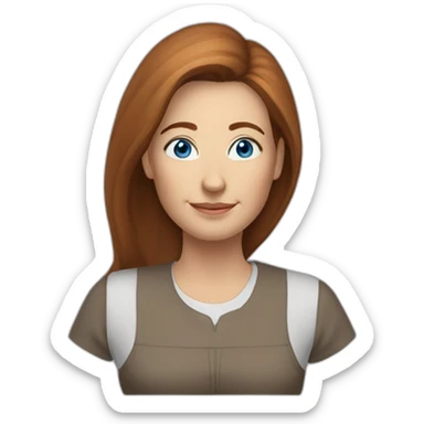 54 year old, female, long chestnut hair, blue eyes, 5' 2" tall, weighs 130 pounds sticker