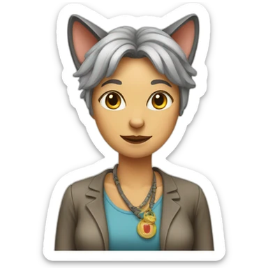 mrs-anthropologist-cat sticker