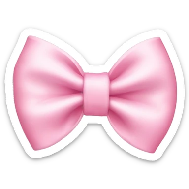 Baby pink bow  sticker