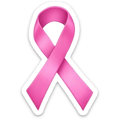 pink ribbon sticker