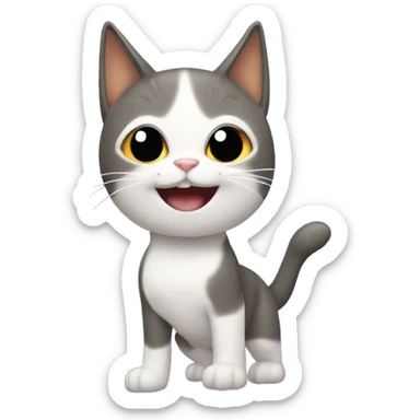 GATO VOANDO NO ESPAÇO sticker