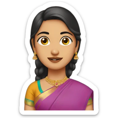 hyderabadi girl sticker