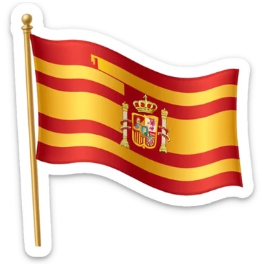 bandera imperio español sticker