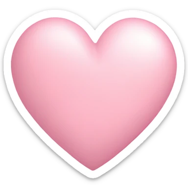 Baby pink heart sticker