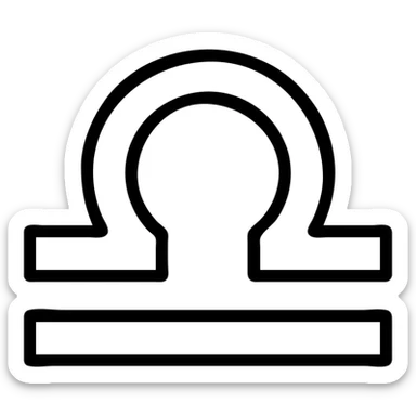 zodiac sign icons, flat outlined icon style, simple black lines, no fill sticker