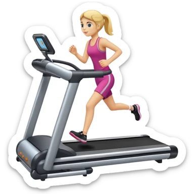 Treadmill sticker