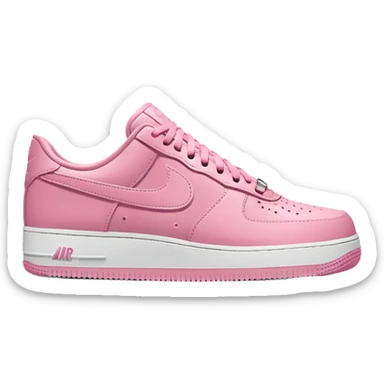 nike air force 1 pink sticker