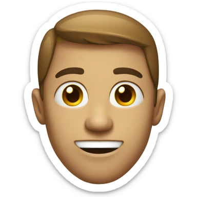 Visage avec une expression gêner  sticker