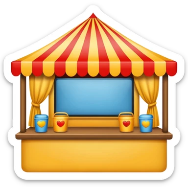 festival booth sticker