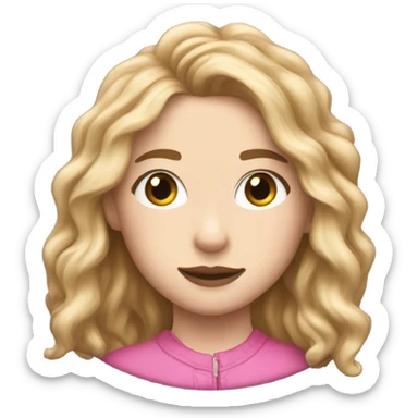 pink coin sabrina carpenter sticker