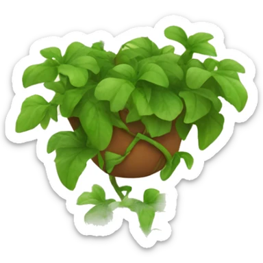 Hanging vine plant  sticker