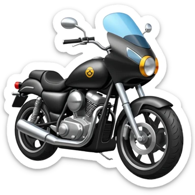 A motorcycle sticker