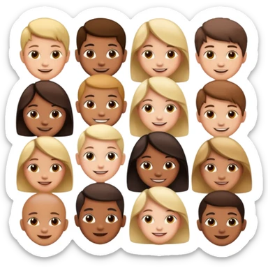 thinking children sticker