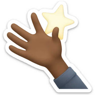 Reach for the stars sticker