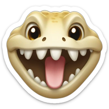 Schlange lachen sticker