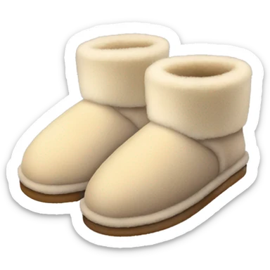 Ugg slipper shoes sticker