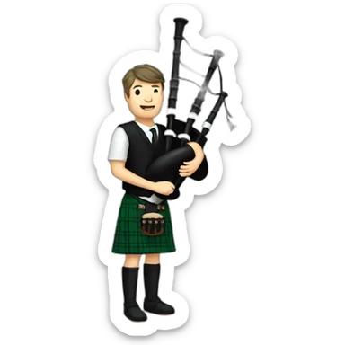 bagpipes sticker
