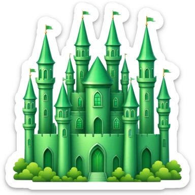 the emerald city from the wizard of oz sticker