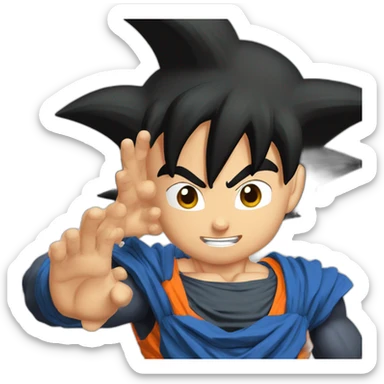 Goku tunisian  sticker