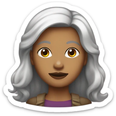 Femme métisse  sticker