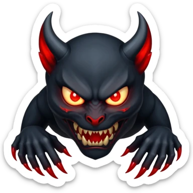 lurk demon sticker