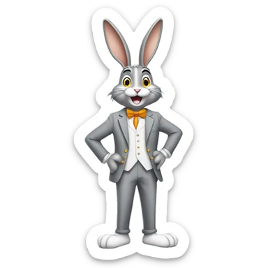 Bugs Bunny full body sticker