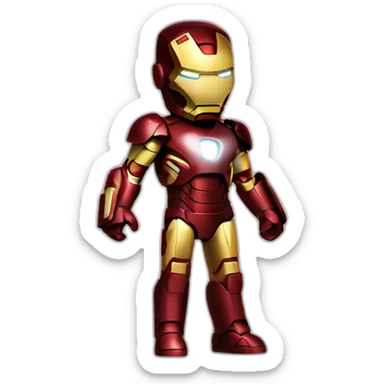 iron man, Waist Shot sticker