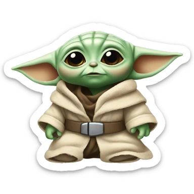 Baby yoda  sticker