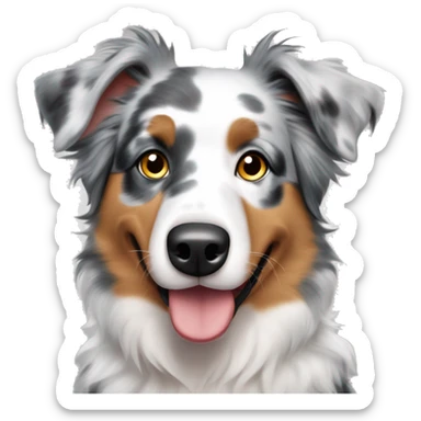 Australian Shepherd Blue Merle bi sticker