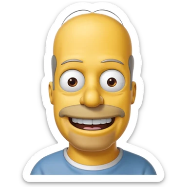 Homer simpson  sticker