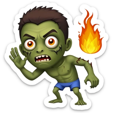 Crie um zumbi sticker