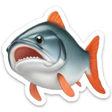 salmon sticker