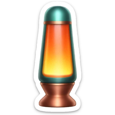 copper lava lamp sticker