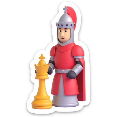 chess knight sticker