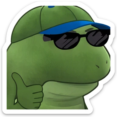 guy side eyeing  sticker