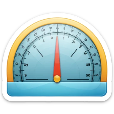 "📏" This emoji is for ruler. Then make an emoji for protractor. Which is real emoji type like the give sticker