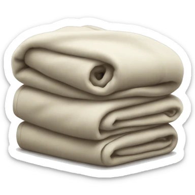 folded blanket sticker