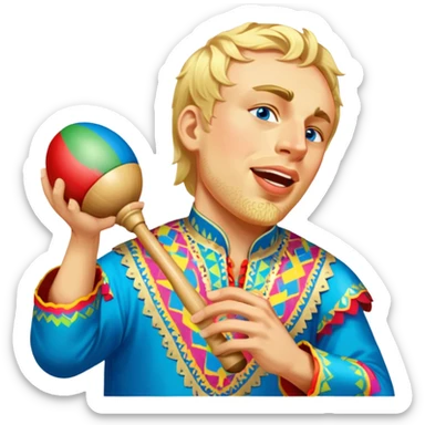 Maraca Player sticker