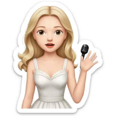 amanda seyfried singing on a boat sticker