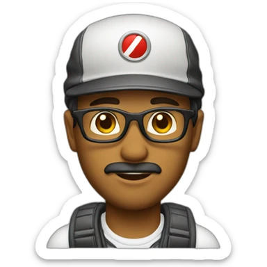 Oldschool car driver sticker