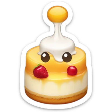 flan patissier sticker