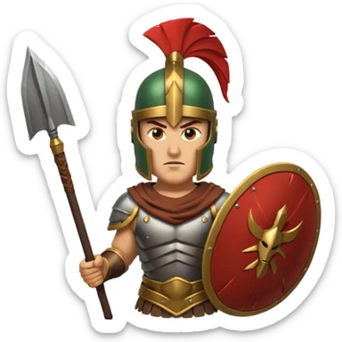 spartan phalanx sticker