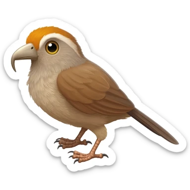 Bird with a desert eagle sticker