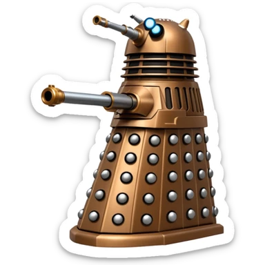 Dalek from the Doctor Who TV show sticker