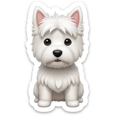 Westie Dog sticker